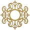 Ekena Millwork Dijon Architectural Grade PVC Pierced Ceiling Medallion, Gold, 34"OD x 11"ID x 1"P CMPP34DISGO - alternate 1